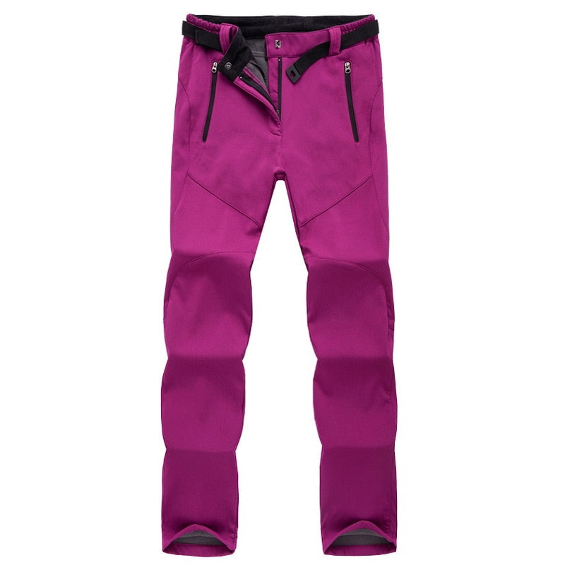 Waterafstotende Outdoor Wandelbroek voor Dames – Warm en Rekbaar met Ritszakken