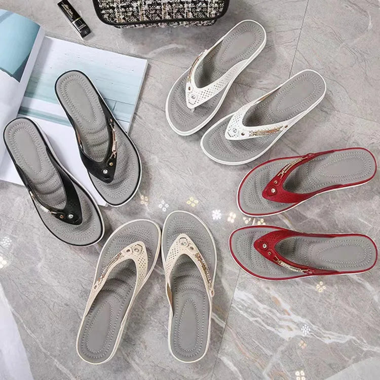 ZomerZacht Orthopedische Dames Slipper met Comfortvoetbed – Luchtig, ondersteunend en stijlvol – Perfect voor warme dagen
