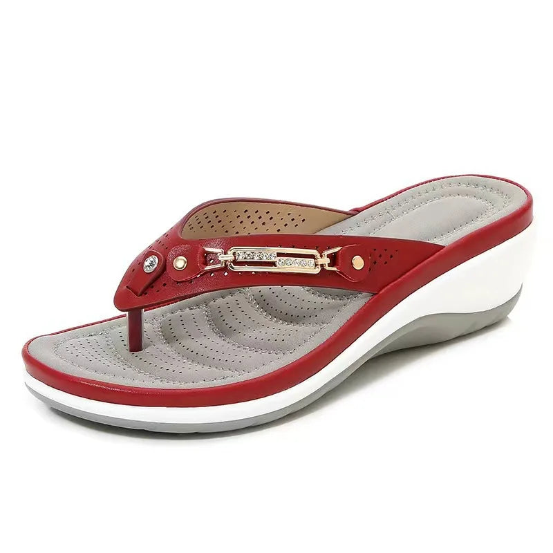 ZomerZacht Orthopedische Dames Slipper met Comfortvoetbed – Luchtig, ondersteunend en stijlvol – Perfect voor warme dagen