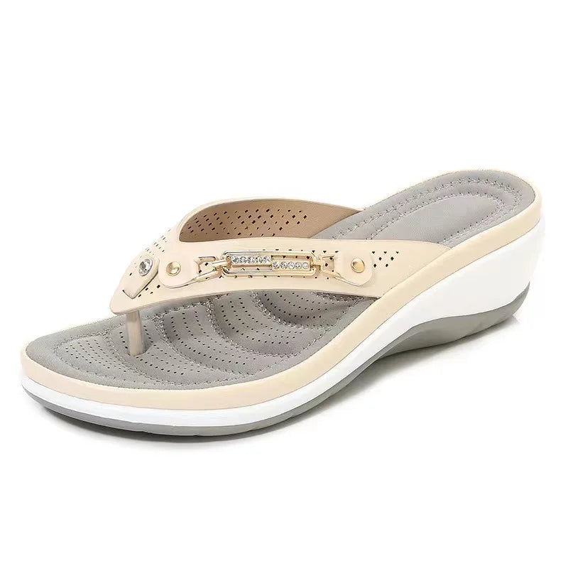 ZomerZacht Orthopedische Dames Slipper met Comfortvoetbed – Luchtig, ondersteunend en stijlvol – Perfect voor warme dagen