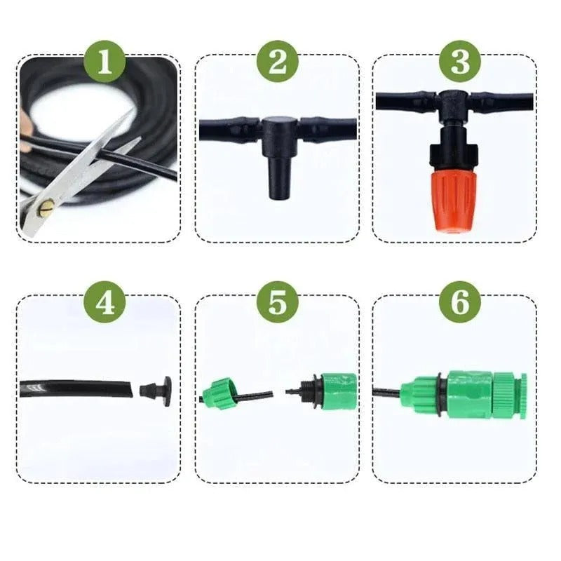 Automatisch Tuinbewateringssysteem AquaMist – Slim en Waterbesparend