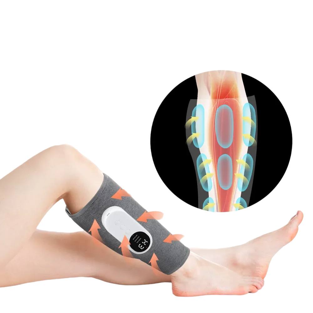 AirRelief 360° Luchtcompressie Beenmassage – Draadloos & Verwarmd