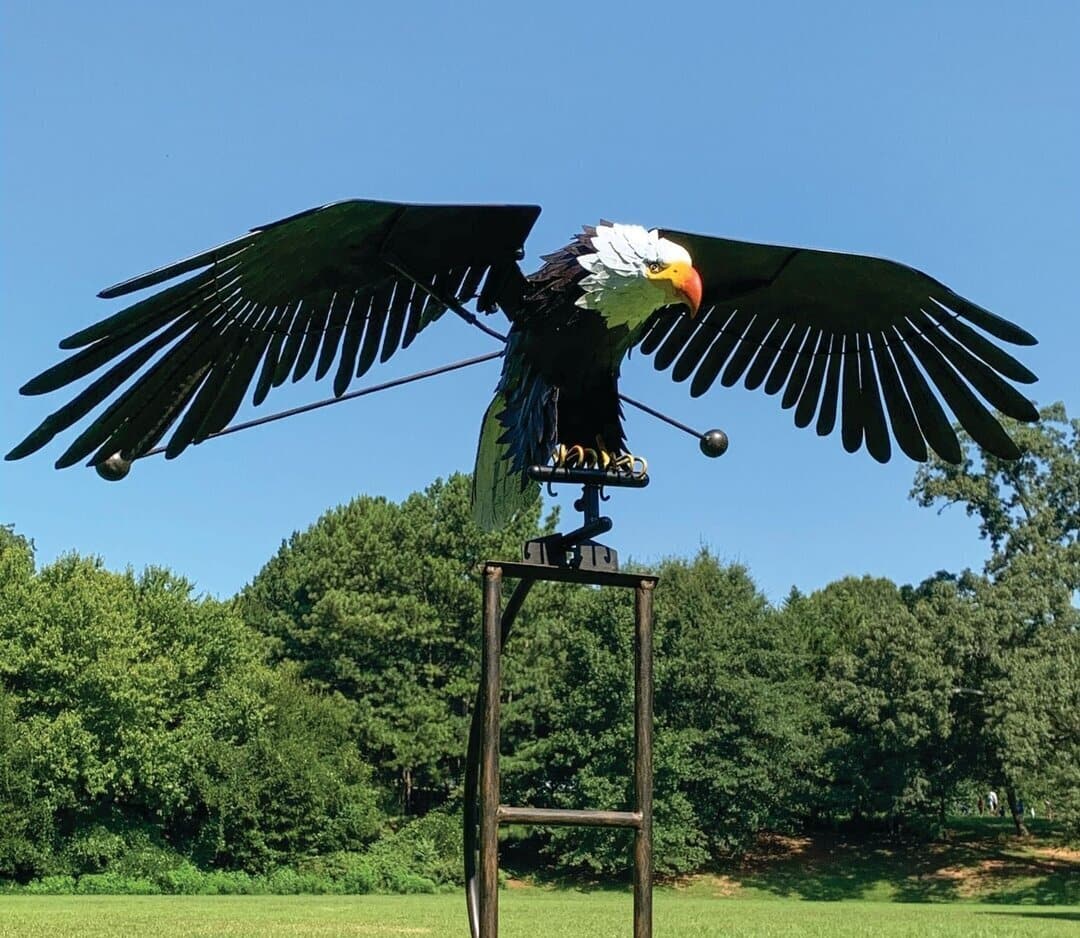Windspinner voor de Tuin – Metalen Draaidecoratie met Grondpen