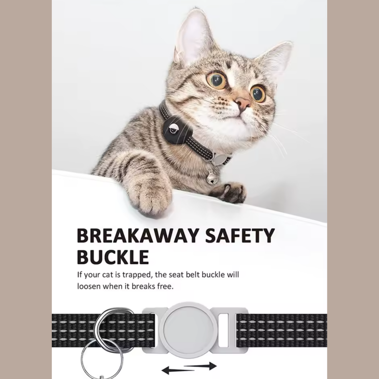 Huisdier Veiligheidsset – Slimme Hond en Kat Tracker met Reflecterende Halsband