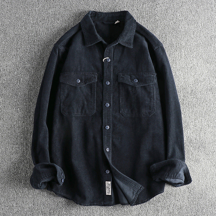 RetroRib Corduroy Shirt van katoen met losse pasvorm