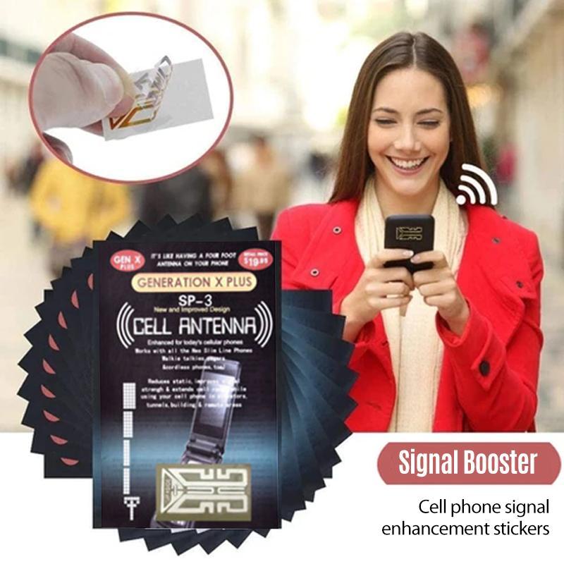 Compacte Universele Signaalversterker Sticker voor Mobiele Telefoons – 1,5 m Antenne Effect