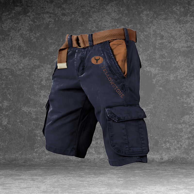 TrailFlex Pro Cargo Shorts – Comfortabele Heren Short met Meerdere Zakken, Ademend & Duurzaam voor Outdoor & Casual Gebruik
