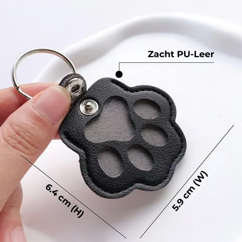 PawMemorie Sleutelhanger – Herdenkingshanger met Pootafdruk en Binnenvak