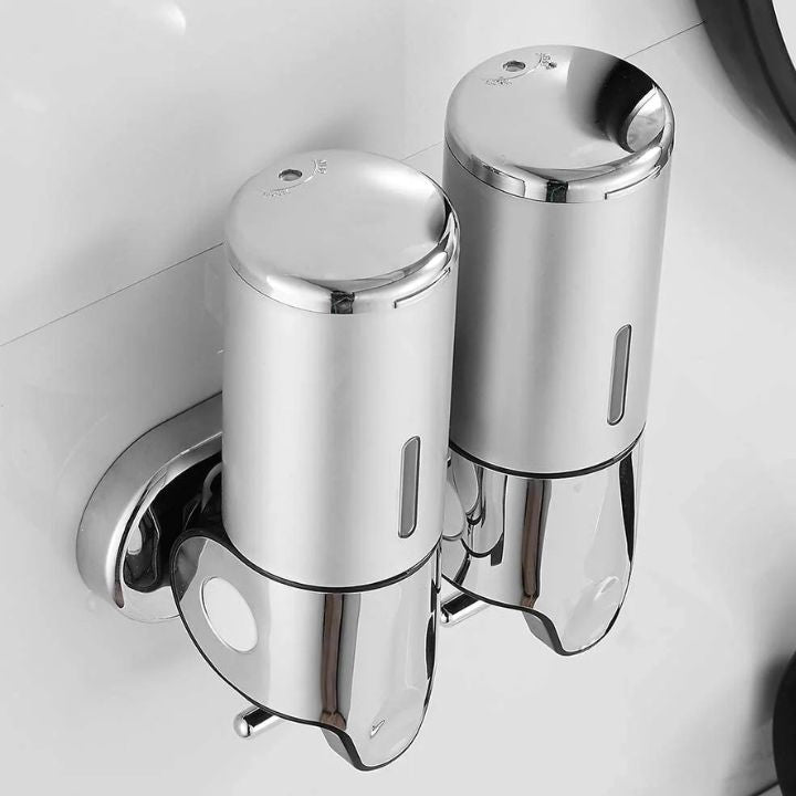 DuoPure Wanddispenser – Stijlvolle Zeepverdeler voor een Opgeruimde Badkamer