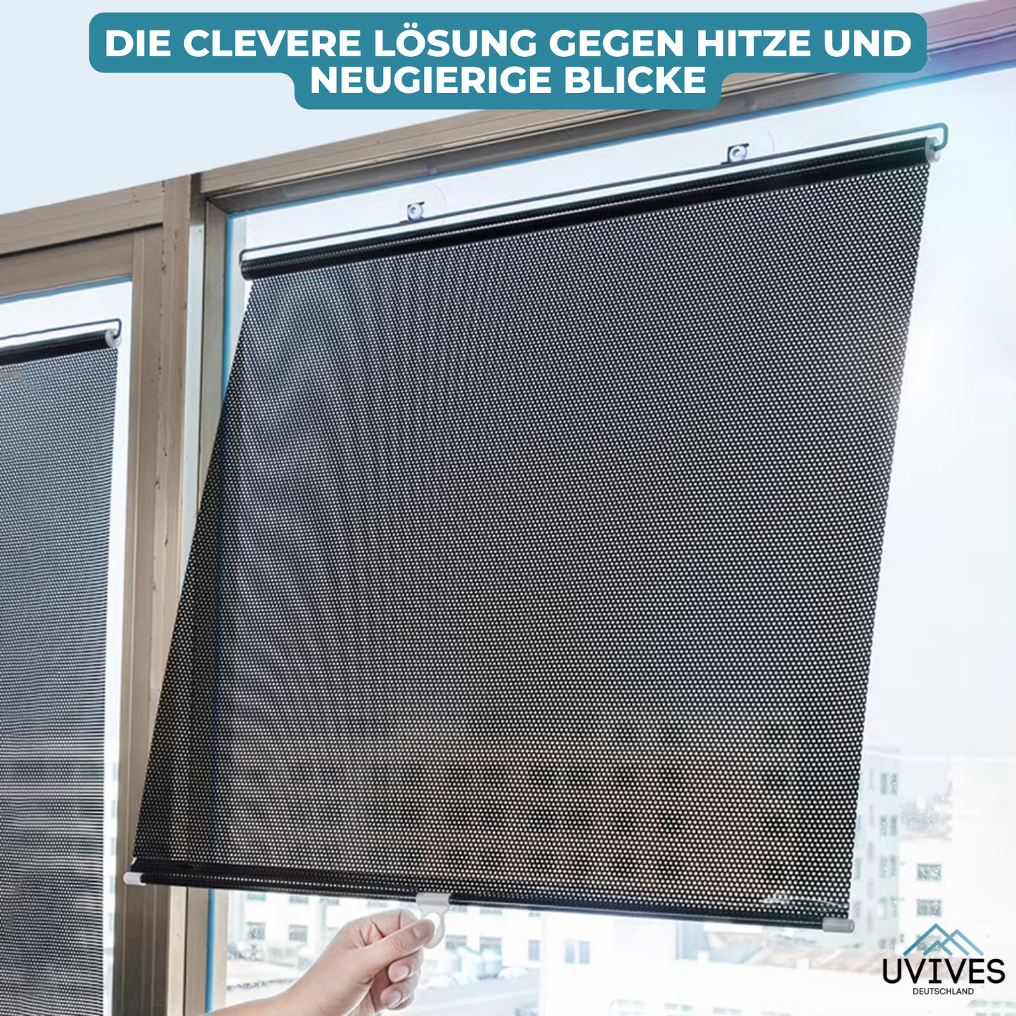 Zonwerend Rolgordijn 45x125cm - UV-Bescherming en Privacy