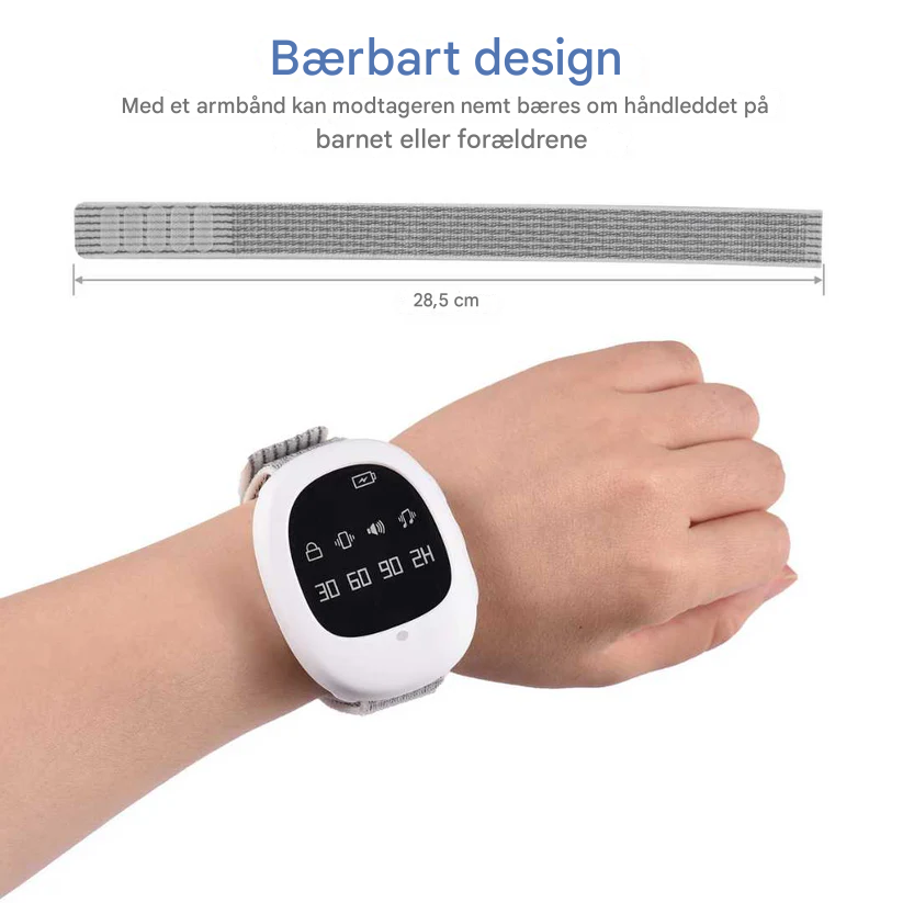 Draadloos Bedplassenalarm met Trilsignaal & Timerfunctie – USB Oplaadbaar