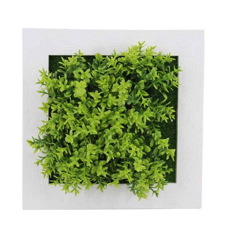 GroenFrame Wanddecoratie – 3D Kunstplant in Modern Ophangframe