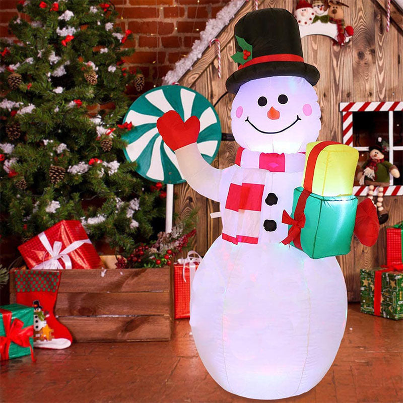 Kerst Ornament Decoratie –Sneeuwpop of Kerstboom met Verlichting