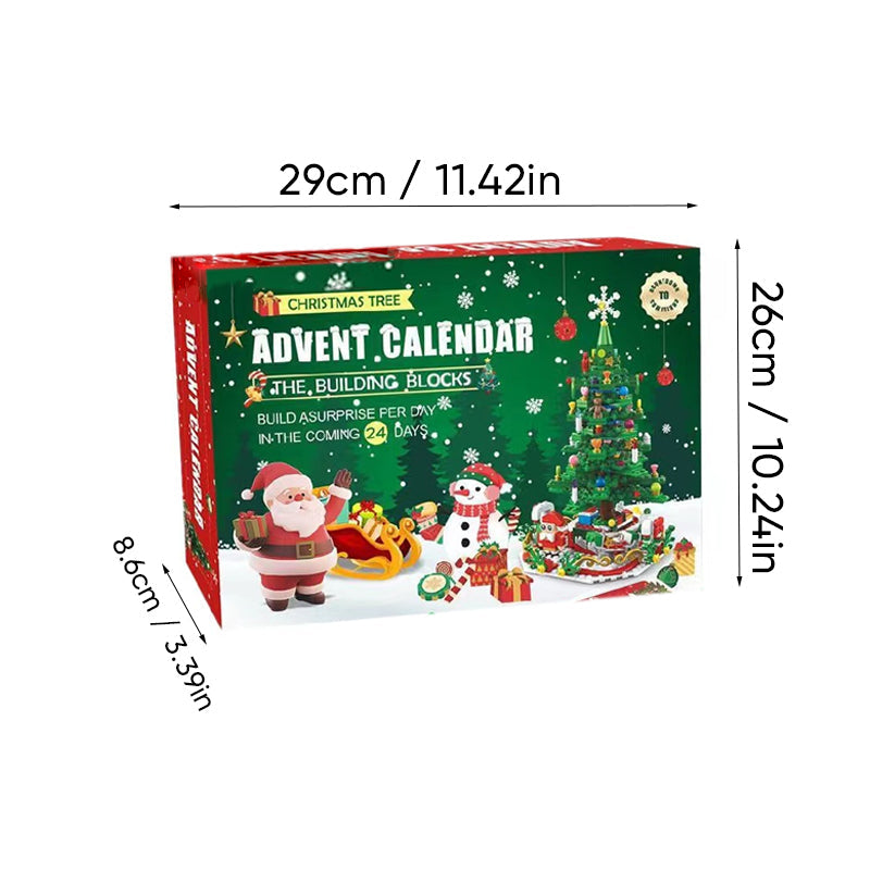 Kerstboom Bouw Adventskalender 2025 – Uniek Doe-Het-Zelf Kerstdecoratiepakket