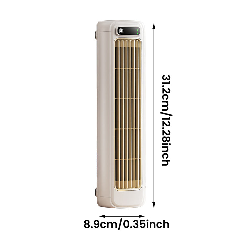 Draagbare Airconditioner 2000mAh - Bladloze Wandventilator
