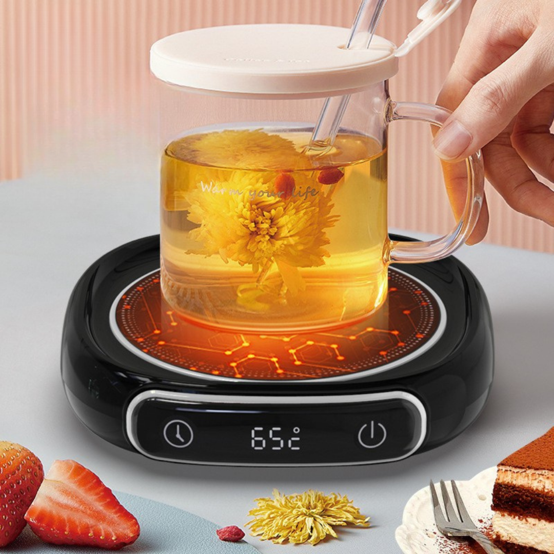 WarmMok USB Bekerverwarmer met Instelbare Temperatuur voor Bureau