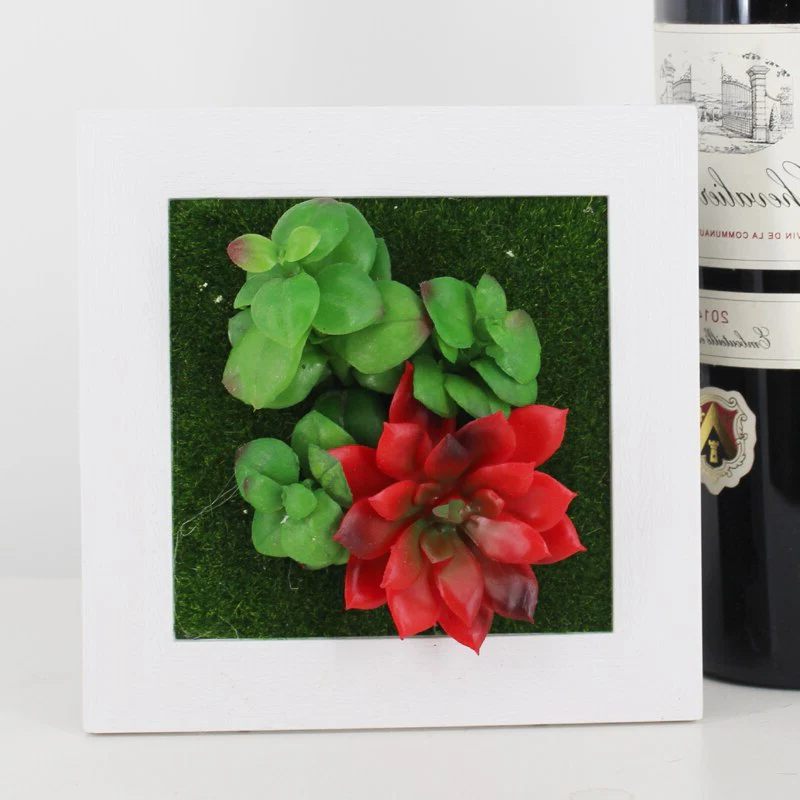 GroenFrame Wanddecoratie – 3D Kunstplant in Modern Ophangframe