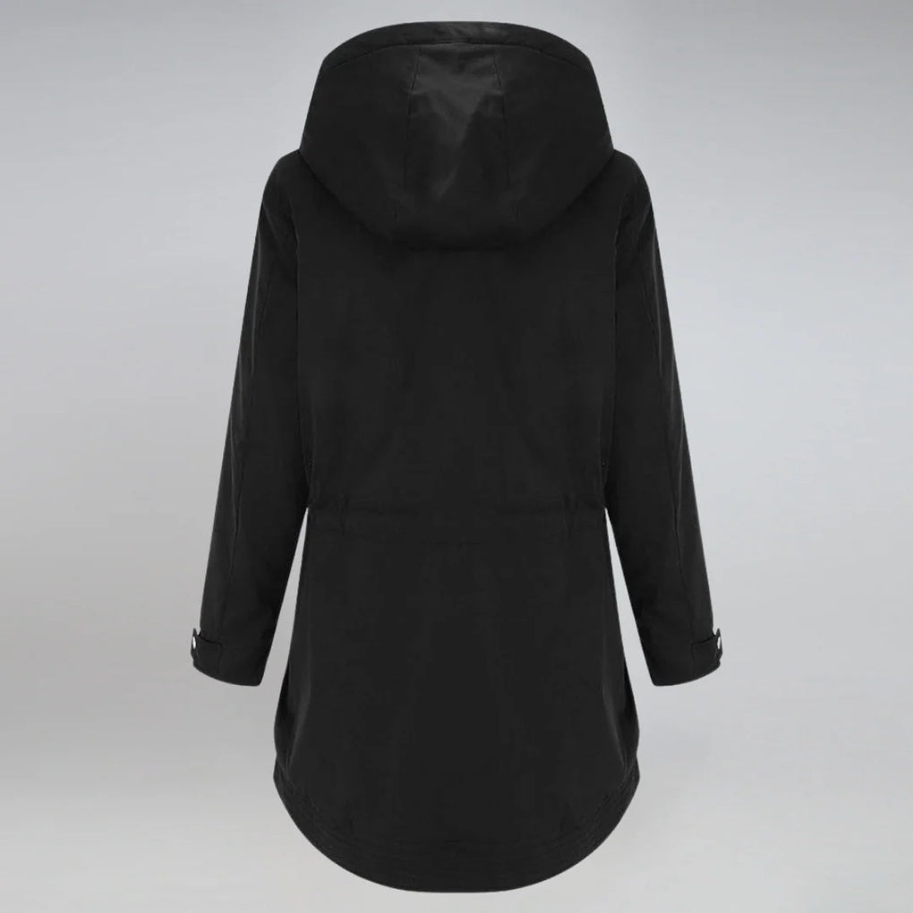 ArcticChic Damesparka – Waterafstotende Winterjas met Verstelbare Taille en Warme Voering