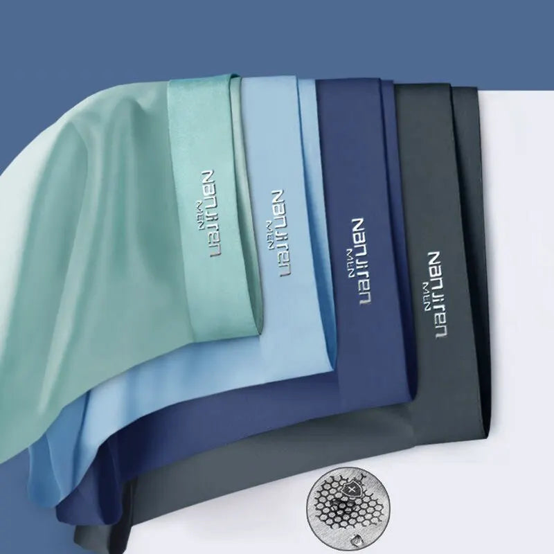 CoolSilk 4-Delige Ice Silk Boxershorts met Grafeentechnologie