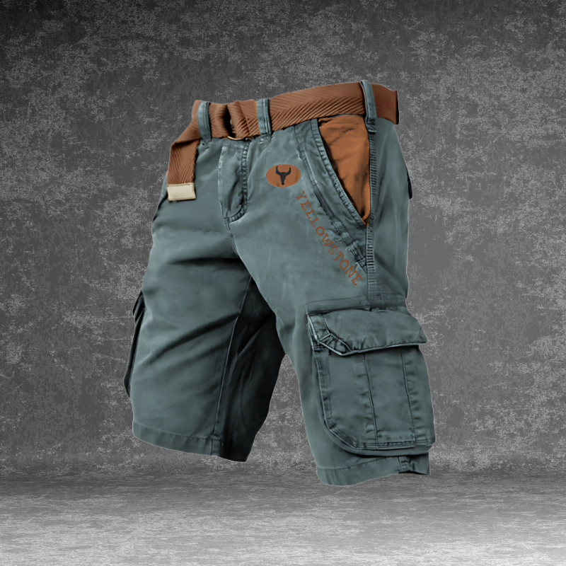 TrailFlex Pro Cargo Shorts – Comfortabele Heren Short met Meerdere Zakken, Ademend & Duurzaam voor Outdoor & Casual Gebruik