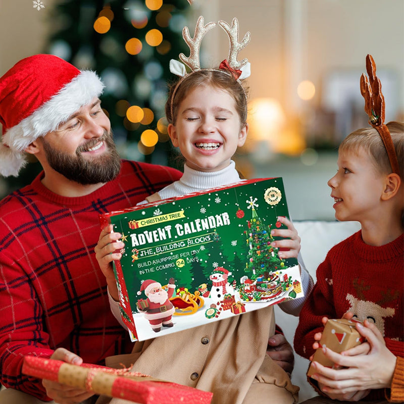 Kerstboom Bouw Adventskalender 2025 – Uniek Doe-Het-Zelf Kerstdecoratiepakket