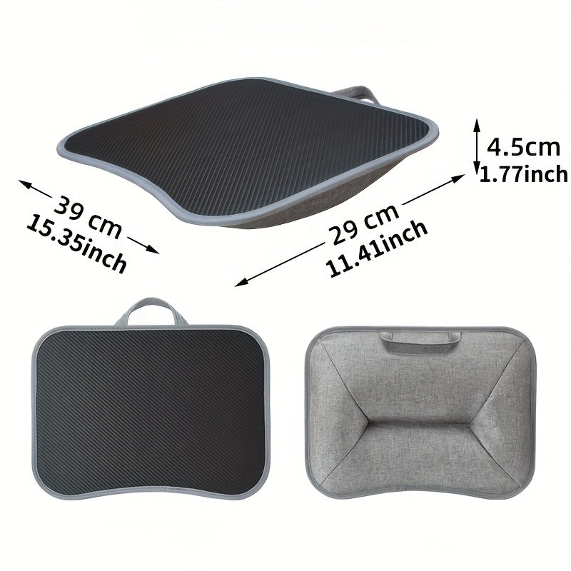 Draagbare Laptopdesk met Zachte Onderzijde – Voor Bed, Bank en Onderweg