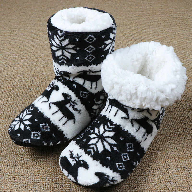 Warme Kerst Huissloffen van Koraal Fleece