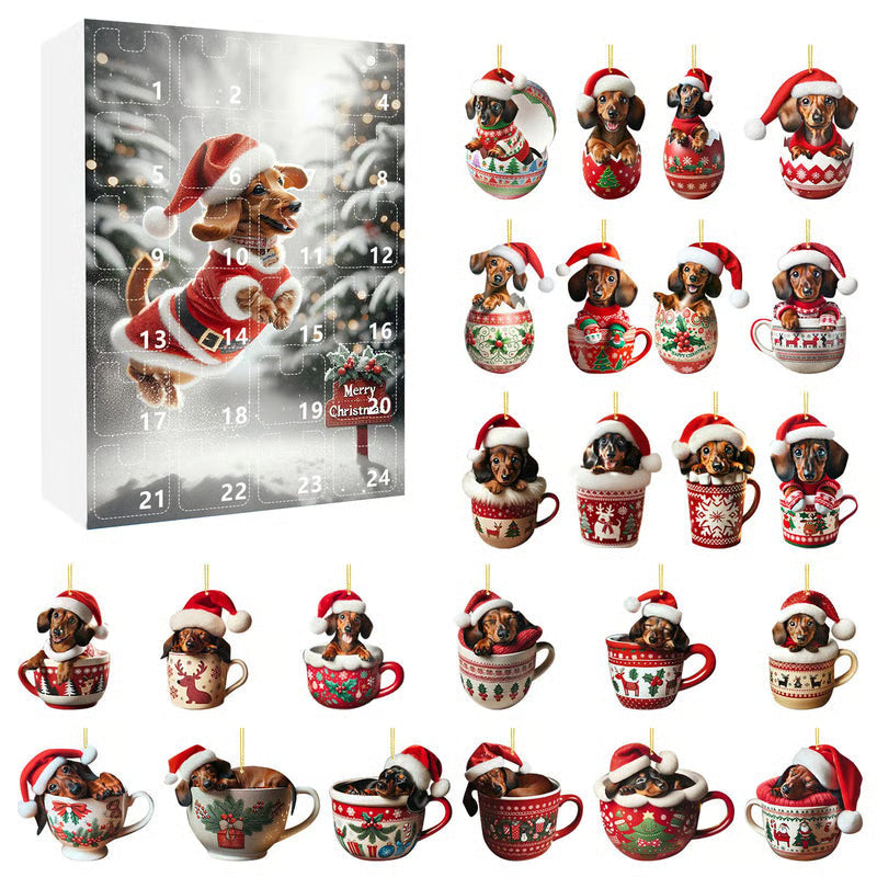 Hondenvreugd Kerst Adventskalender – 24-dagen Teckelaccessoires