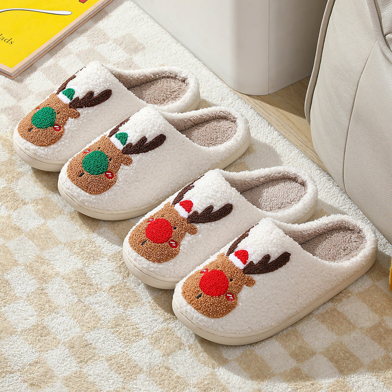 Warme Kerstpantoffels van Pluche