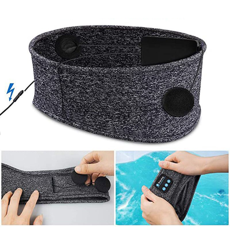 RestRhythm Bluetooth Slaapmasker – Comfortabel Muziekmasker voor Ontspanning en Slaap