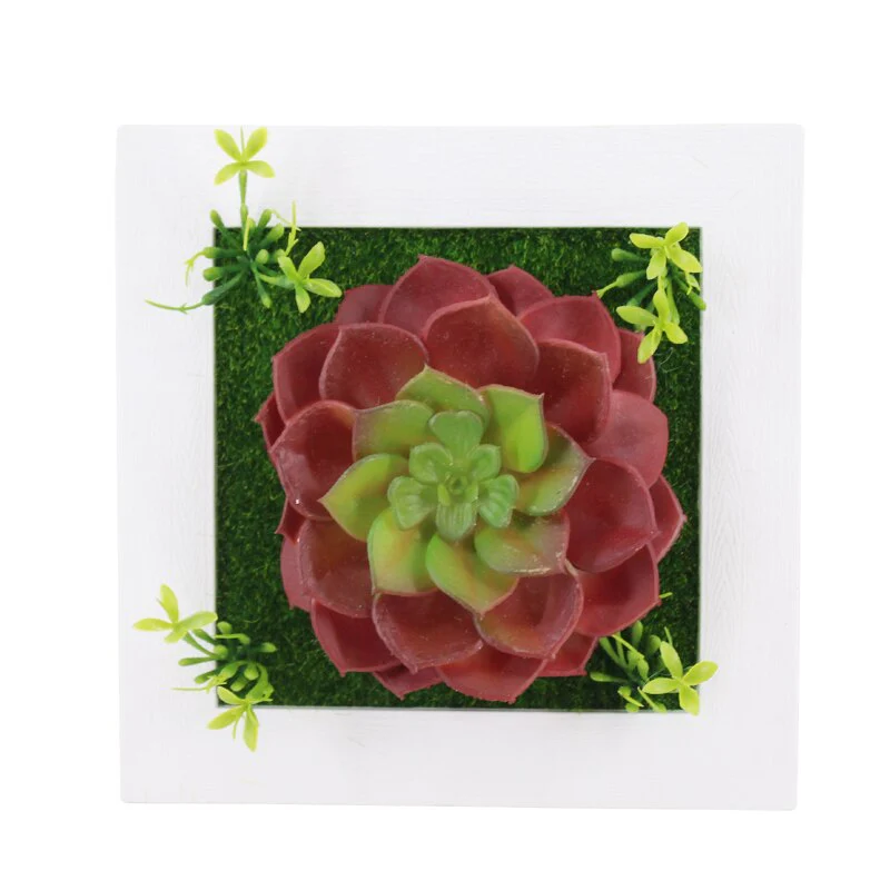 GroenFrame Wanddecoratie – 3D Kunstplant in Modern Ophangframe