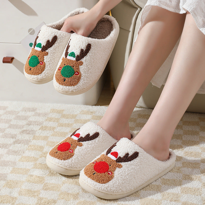 Warme Kerstpantoffels van Pluche