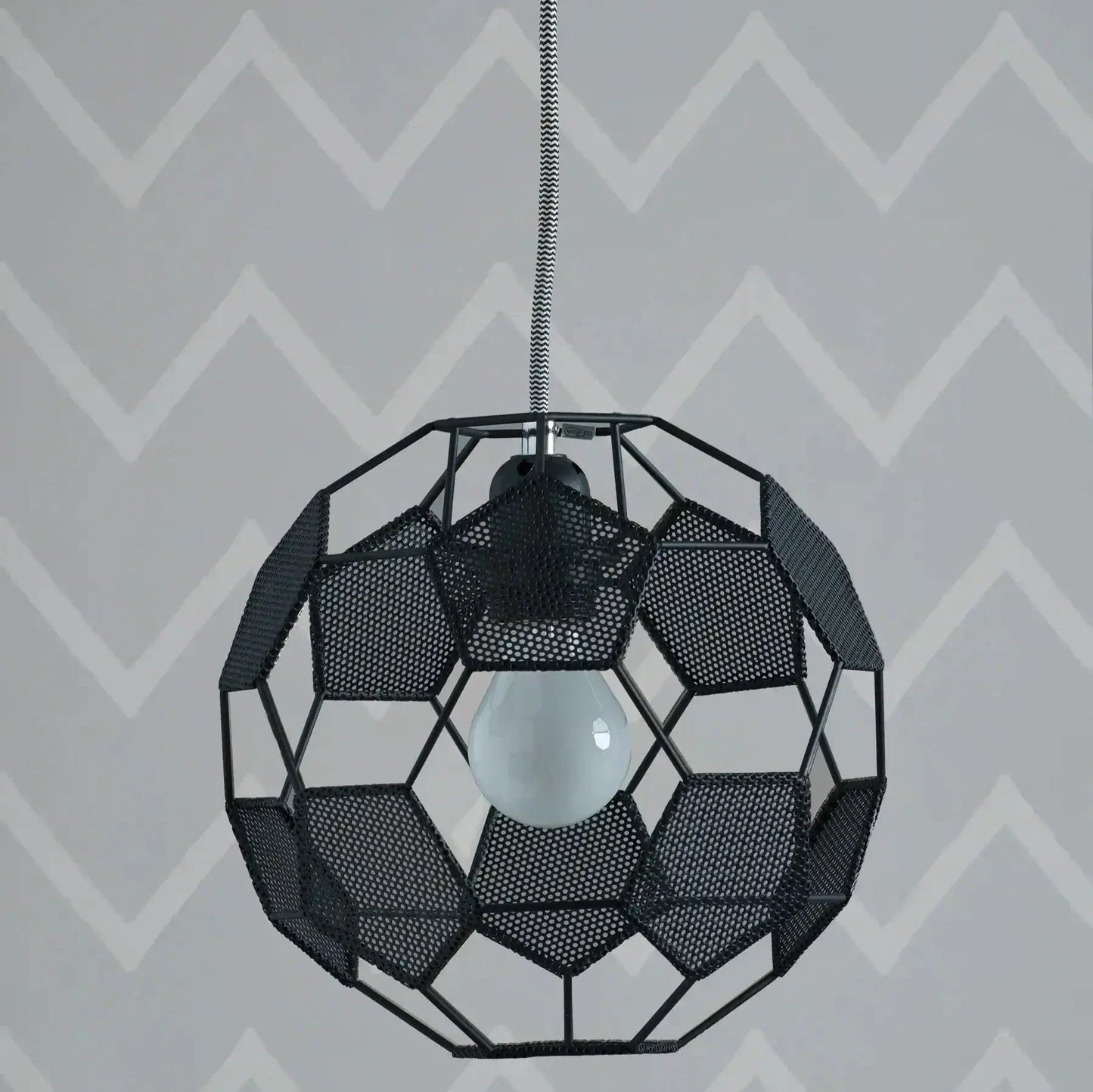 VoetbalGoal Hanglamp – Speelse Verlichting in Voetbaldesign voor Kinderen
