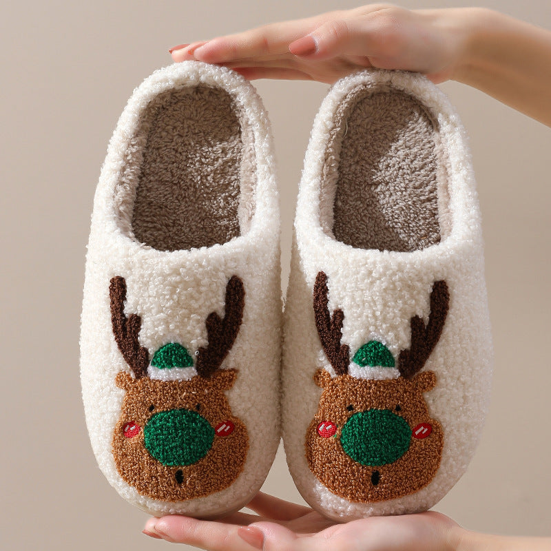 Warme Kerstpantoffels van Pluche