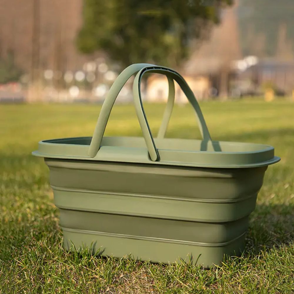 Opvouwbare Ultra Flex Multi-Use Mand – Voor Kamperen, BBQ en Huishoudelijk Gebruik