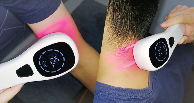 Draagbaar Roodlichttherapie Apparaat met 808nm & 650nm voor Pijnverlichting en Herstel