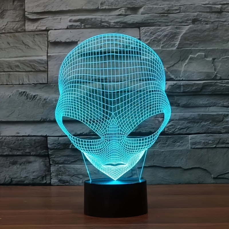 AstroLicht – 3D-alienlamp met LED kleurverlichting en touchbediening