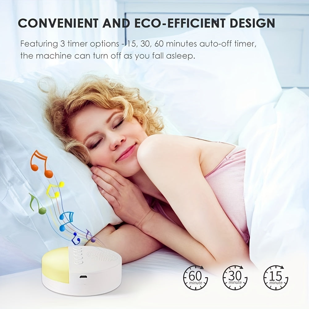 DreamWave White Noise Machine – Rustgevende Geluidstherapie met Timer