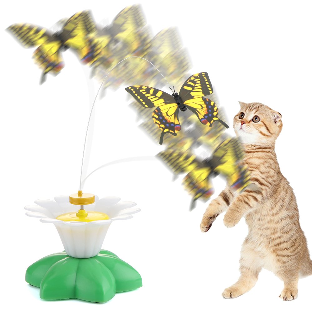 VlinderVlucht Interactief Katten Speeltje – Met Bewegende Vlinder