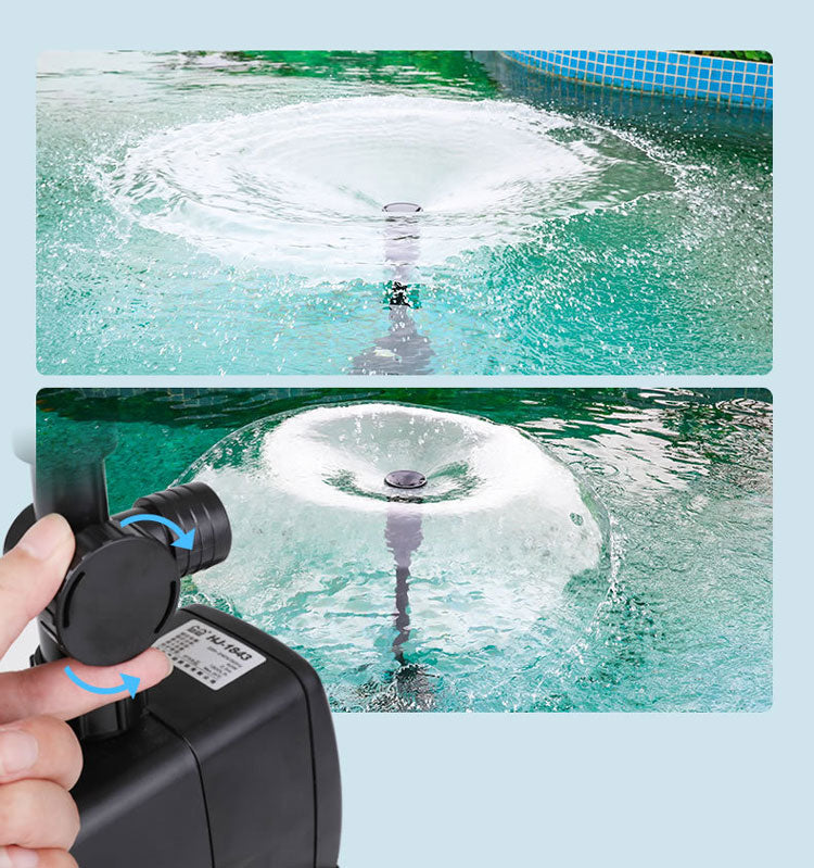 AquaStroom Fonteinpomp – Verstelbare Waterpomp voor Vijvers en Tuindecoratie