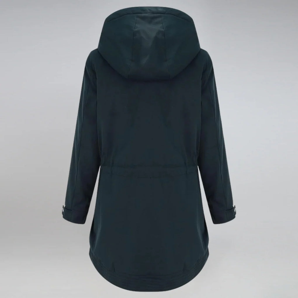 ArcticChic Damesparka – Waterafstotende Winterjas met Verstelbare Taille en Warme Voering