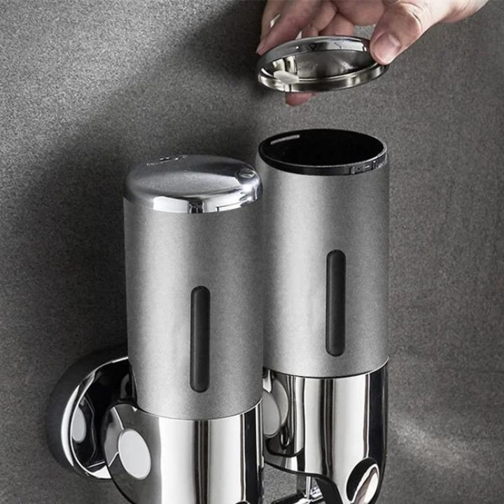 DuoPure Wanddispenser – Stijlvolle Zeepverdeler voor een Opgeruimde Badkamer