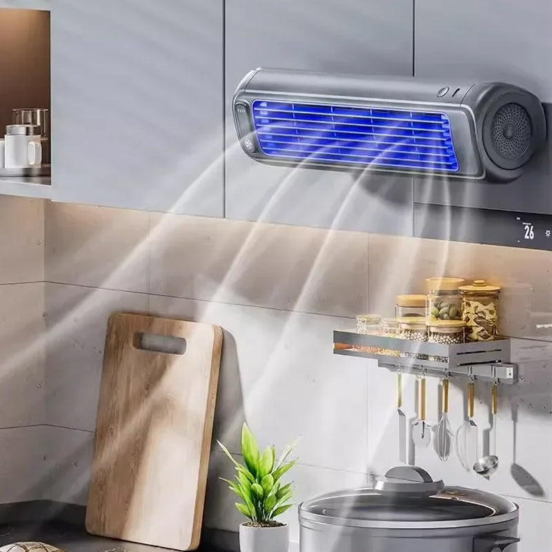 Draagbare Airconditioner 2000mAh - Bladloze Wandventilator