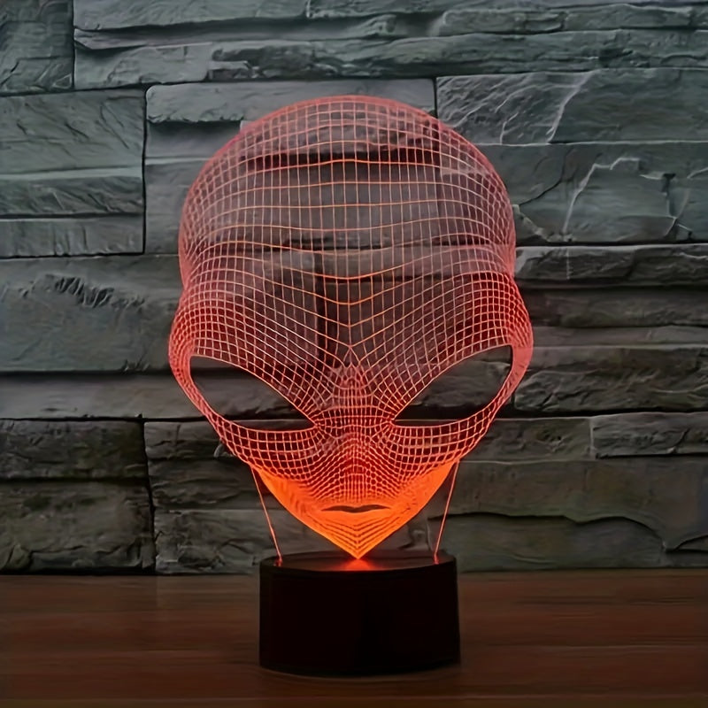 AstroLicht – 3D-alienlamp met LED kleurverlichting en touchbediening