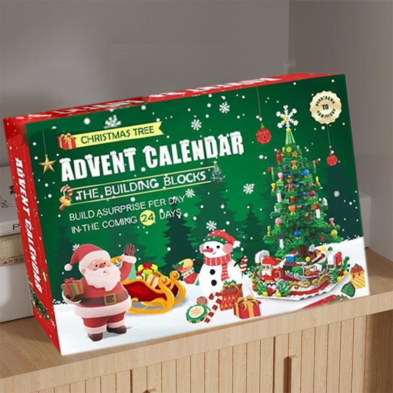 Kerstboom Bouw Adventskalender 2025 – Uniek Doe-Het-Zelf Kerstdecoratiepakket