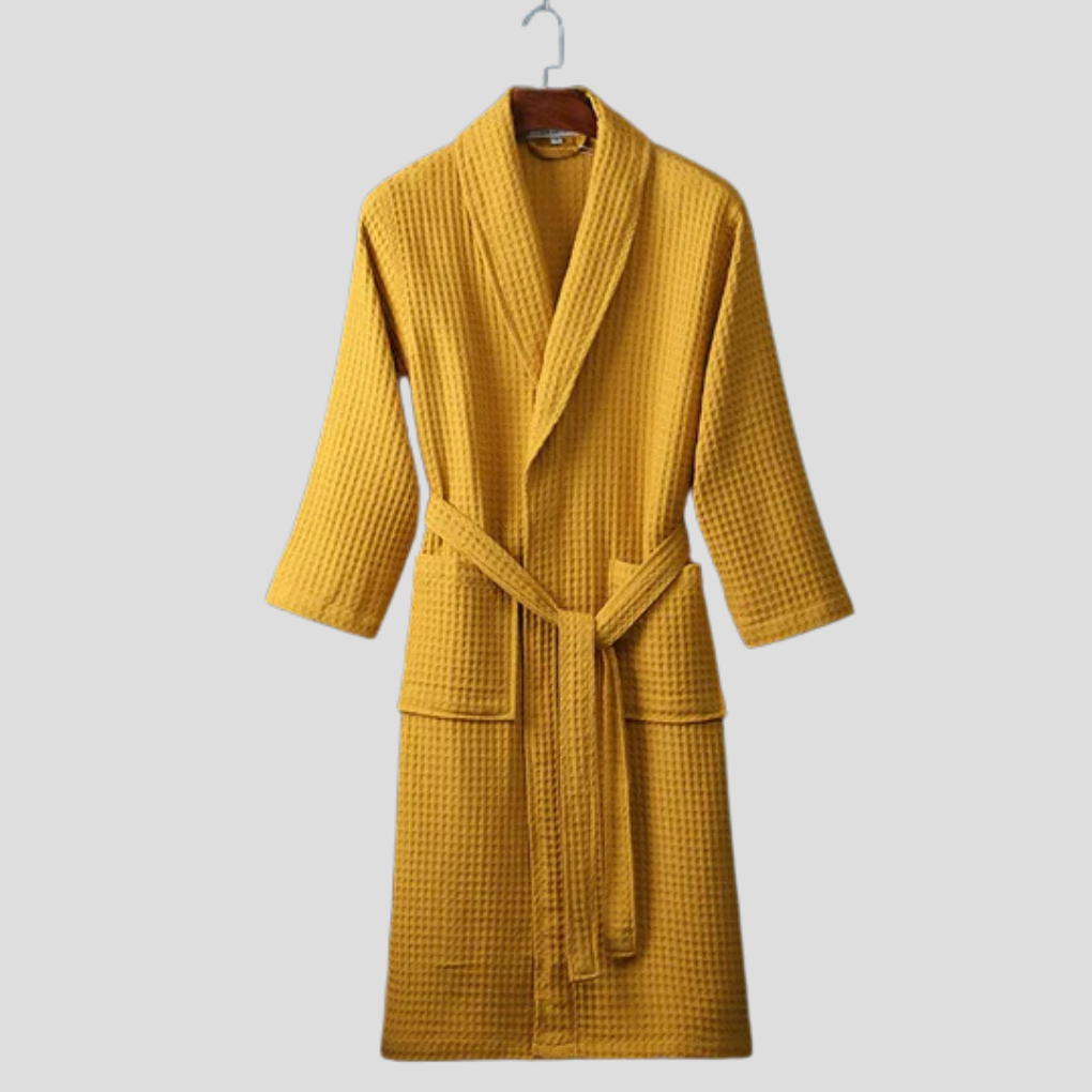 Katoenen wikkeljas unisex met sjaalkraag
