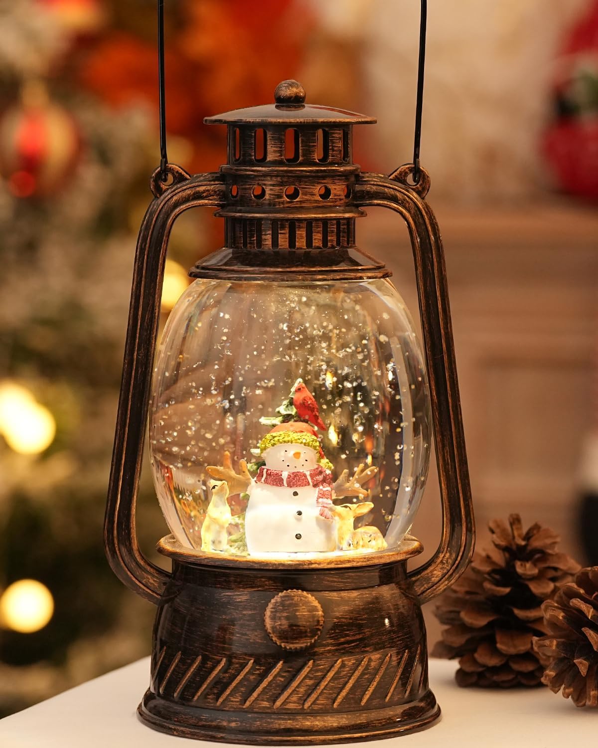 Herfstglans Decoratieve Lamp met Pompoenen – Warm LED-licht en 6-uurs Timer