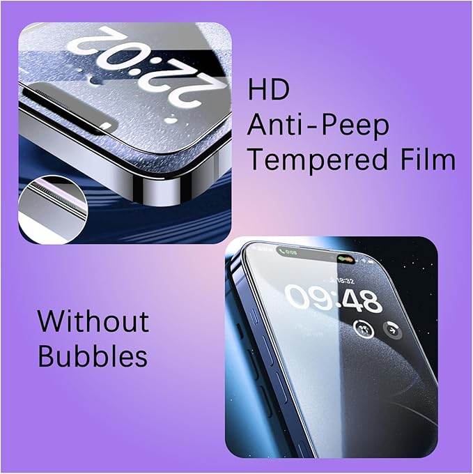 iShield Privacy – 3-in-1 Privacy Glasfolie voor iPhone