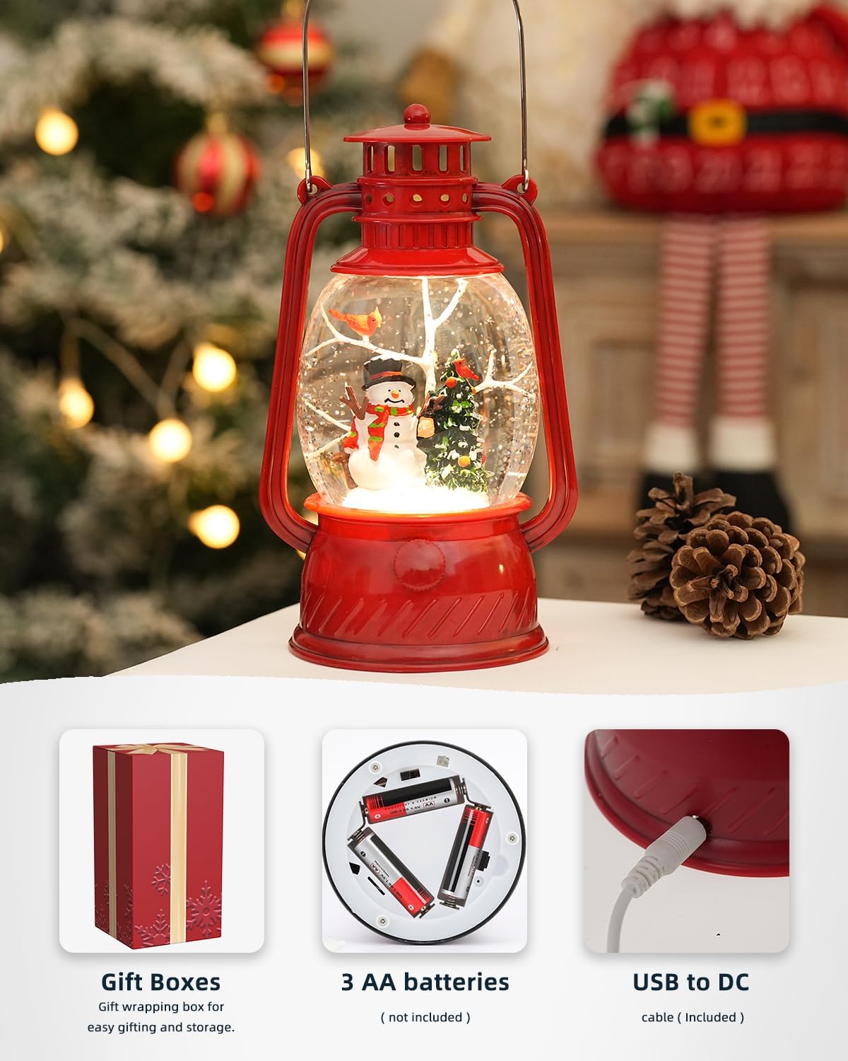 Herfstglans Decoratieve Lamp met Pompoenen – Warm LED-licht en 6-uurs Timer