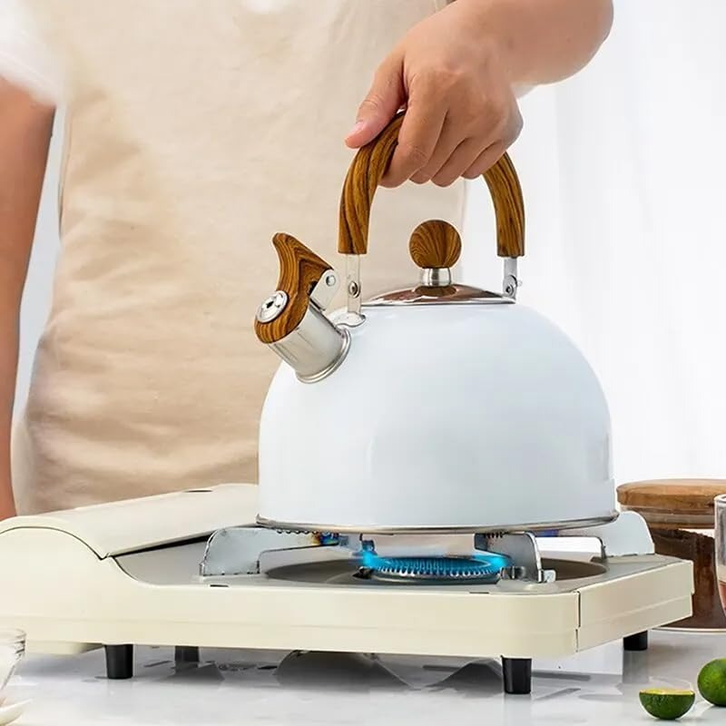 RVS Fluitketel KookTijd – 2,5L of 3L met Geluidsignaal